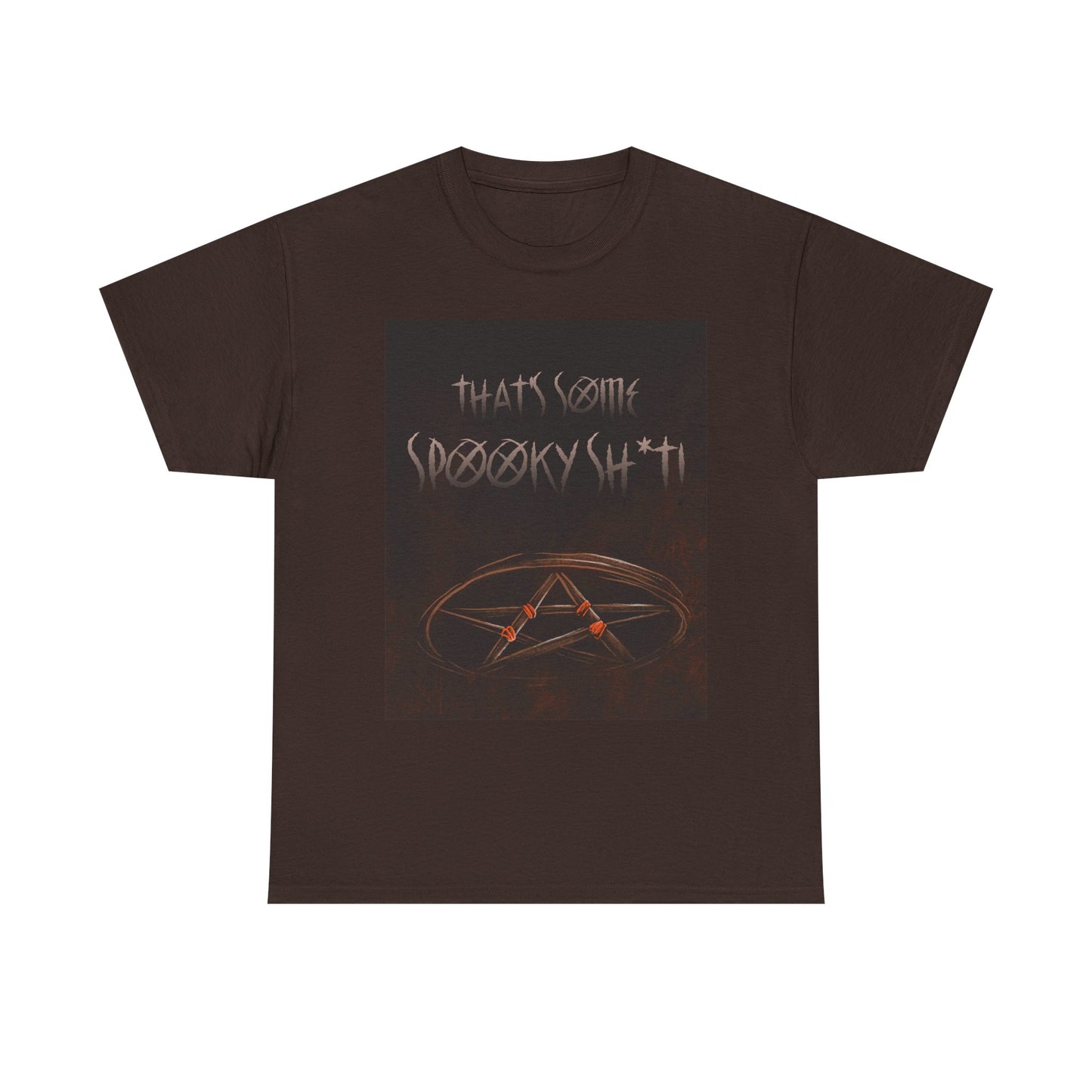 Spooky Vibes Unisex Heavy Cotton Tee | Halloween Apparel, Casual Wear, Graphic Tee, Unique Gifts, Statement Shirt
