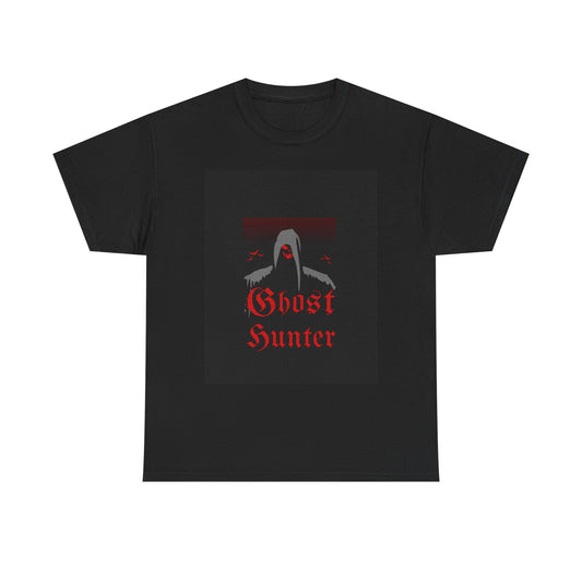 Ghost Hunter T Shirt - Unisex Heavy Cotton Tee, Paranormal Investigator Tee, Supernatural Ghost Shirt, Haunted House Tee, Spooky Ghost