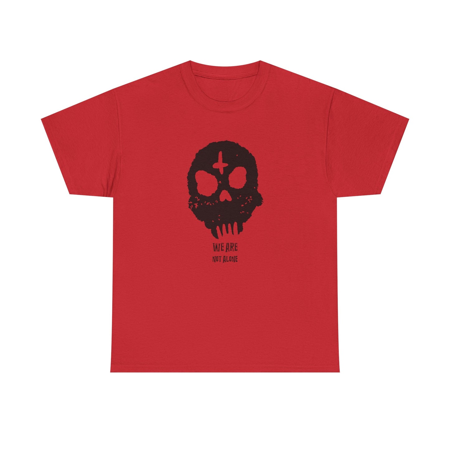 We Are Not Alone Skull Tee