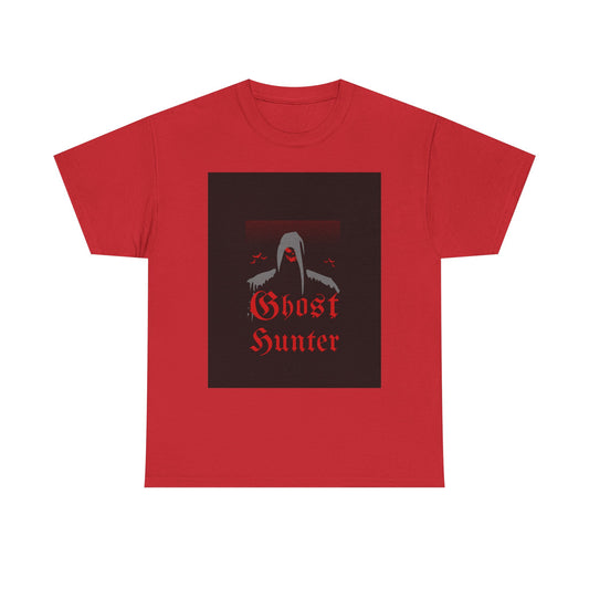 Ghost Hunter T Shirt - Unisex Heavy Cotton Tee, Paranormal Investigator Tee, Supernatural Ghost Shirt, Haunted House Tee, Spooky Ghost
