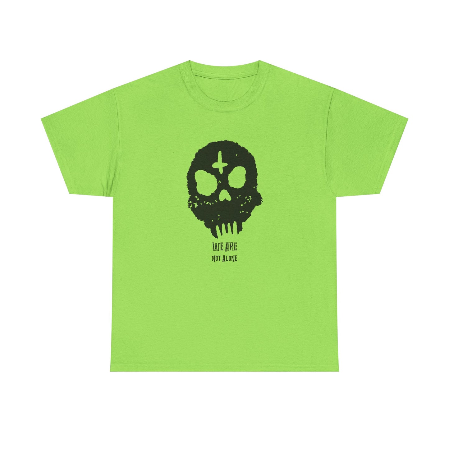 We Are Not Alone Skull Tee