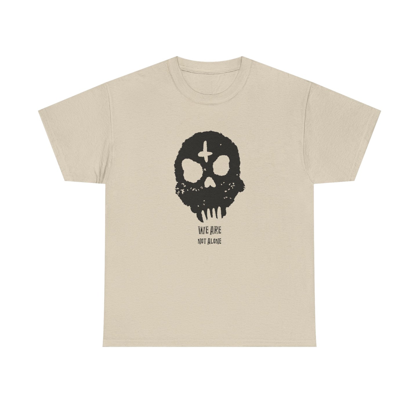 We Are Not Alone Skull Tee