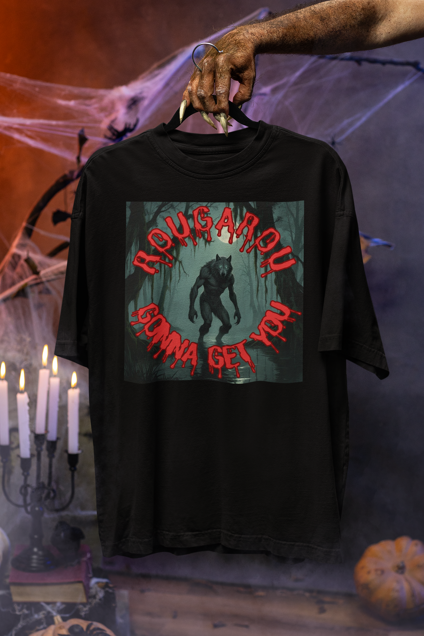 Rougarou Tee - Unisex Heavy Cotton Shirt