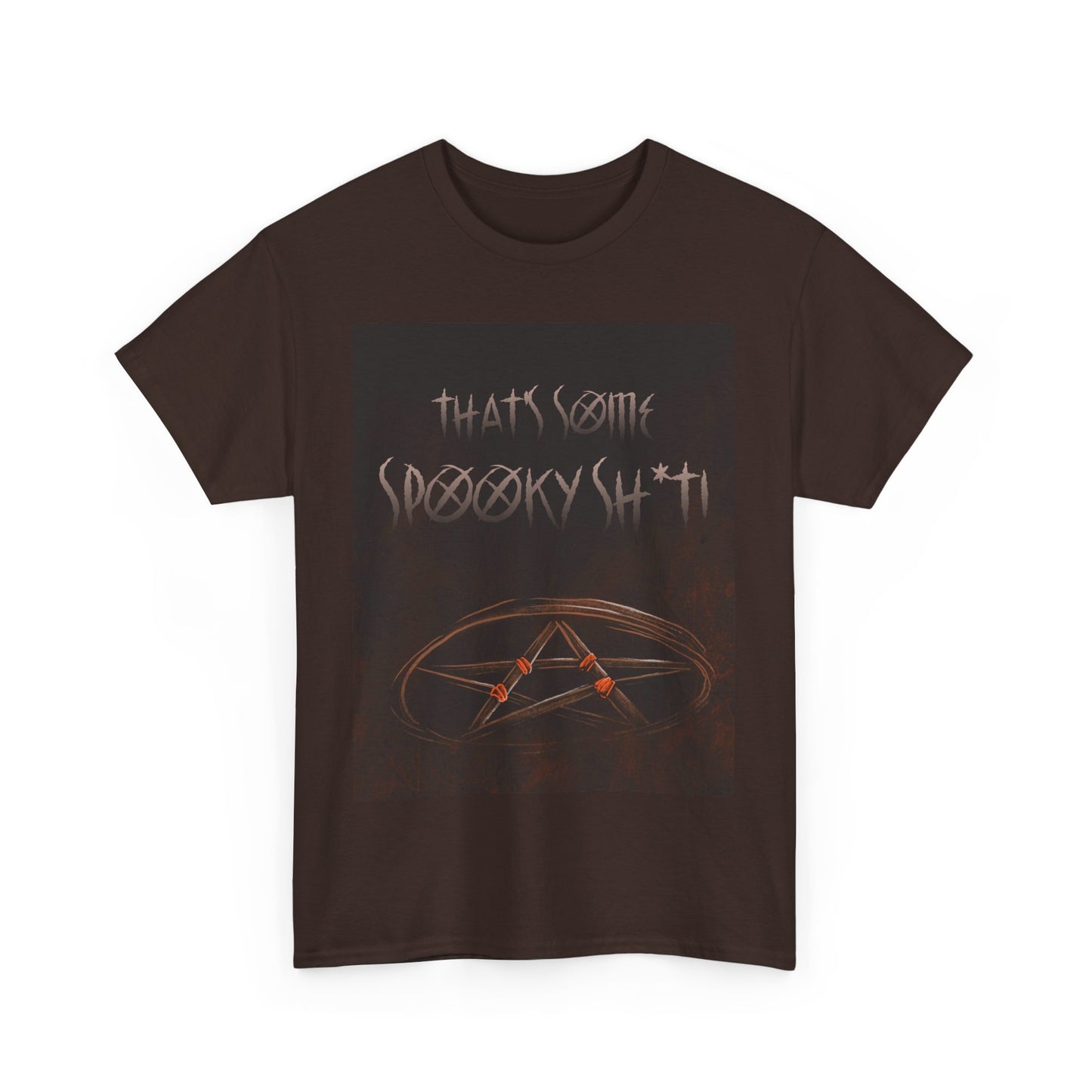 Spooky Vibes Unisex Heavy Cotton Tee | Halloween Apparel, Casual Wear, Graphic Tee, Unique Gifts, Statement Shirt
