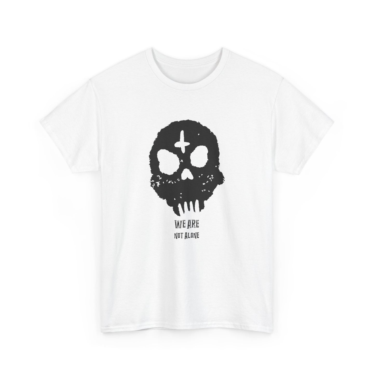 We Are Not Alone Skull Tee