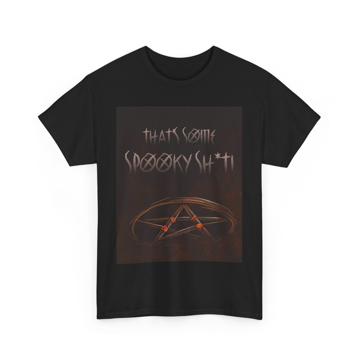Spooky Vibes Unisex Heavy Cotton Tee | Halloween Apparel, Casual Wear, Graphic Tee, Unique Gifts, Statement Shirt