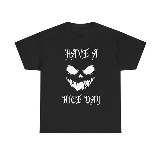 Spooky Face Tee, Halloween Unisex Shirt, Scary Graphic Tshirt, Creepy Face Top, Horror Print Tee