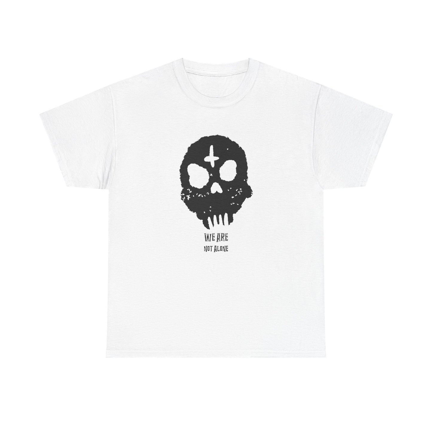 We Are Not Alone Skull Tee
