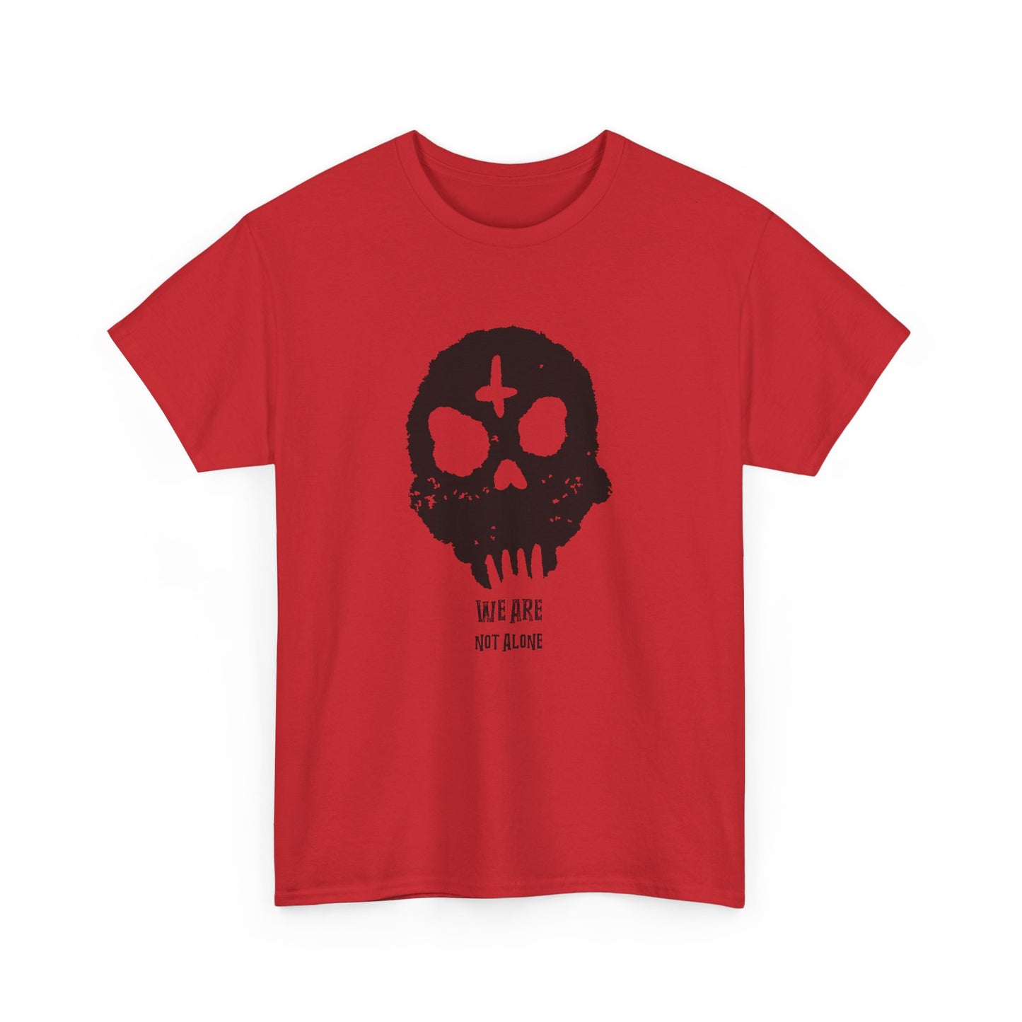 We Are Not Alone Skull Tee
